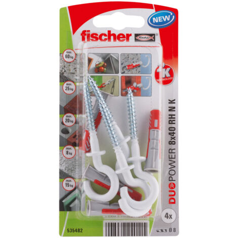 Fischer 535482 DuoPower 8 x 40 RH N K NV Dübelset 40 mm 8 mm 1 Set (1/5)