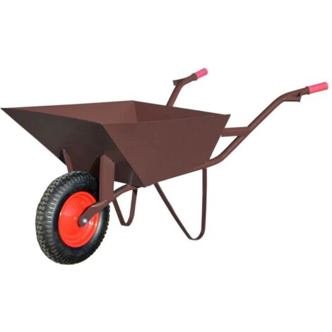 Awtools taczka budowlana 85l/1,5mm brąz