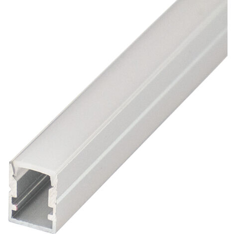 Jandei Aluminiumprofil Für LED-Streifen Mit Deckel – 2 Meter, Perfekt Für Tolle, Gleichmäßige Beleuchtung