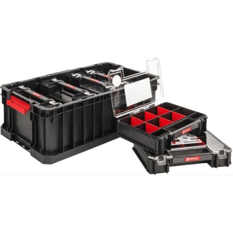 Qbrick System - Lagerboxen de (6 Stück, 6 Lagerboxen de für Kleinteile)