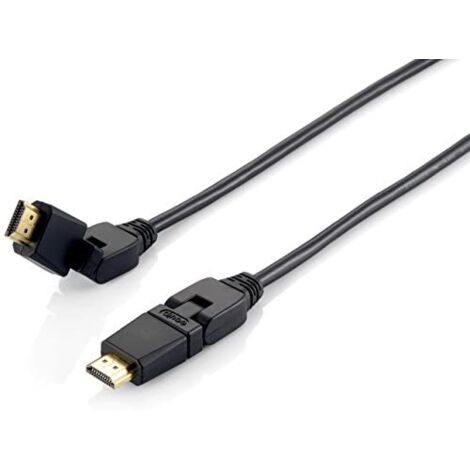 HEITECH HDMI-Kabel 1,5 M – High Speed Mit Ethernet, 24K Goldkontakte, Schwarz-rot