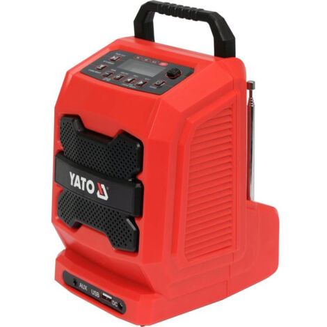 Yato YT-82940 Digitales tragbares Radio Schwarz, Rot (1/5)