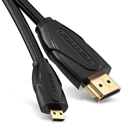Vention Kabel HDMI VAA-D03-B300/ HDMI Stecker - Mini HDMI Stecker/ 3m/ Schwarz (1/4)