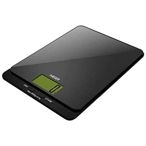 HAEGER Küchenwaage Pastellblau - Digitale Waage Für Lebensmittel