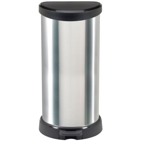 Curver Deco Kästen 3253922150002 Rund um Schwarz, Silber