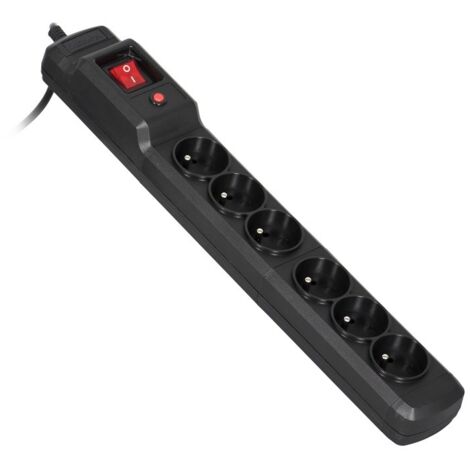 Activejet COMBO 6GN 5M Mehrfachsockel 6 Steckdosen AC Indoor Schwarz (1/5)