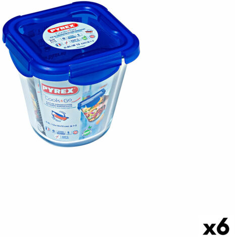 Pyrex Avec Couvercle Lot De 5 Lunchbox Pyrex Cook & Go - 0.8L - Verre Borosilicate - Made In France Four Micro Onde