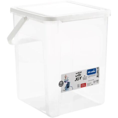 Rotto Staubbehälter de Staubbehälter 5kg 9l 9l transparent mark