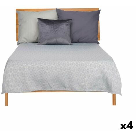 Produktbild von Catherine Lansfield Check And Stripe Tagesdecke, 240 X 220 Cm