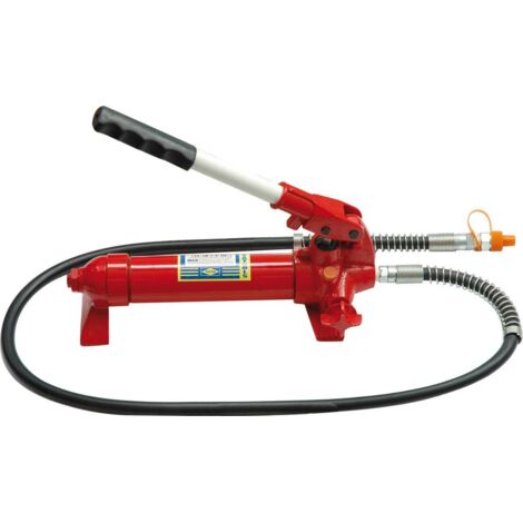 Hydraulik Handpumpe mit Pumpstange 10 Tonnen für Richtsatz Spreitzer Druckzylinder