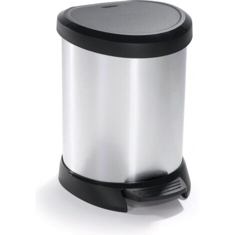 Curver Deco Kästen 3253922160018 Rund um Schwarz, Silber
