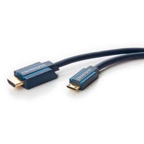 Mini-HDMI™ Adapterkabel mit Ethernet, 4K/60Hz. Kabellänge 2 m (1/5)