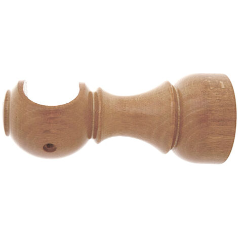Glatte, offene Halterung aus Holz 28x128 mm. Pinienholzfarben