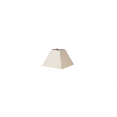 Lampenschirm pyramide mezzo e27 beige 15dx8dx11h stoff poplin