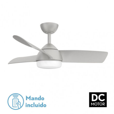 Haur DC Deckenventilator 24W Silber 3 Flügel