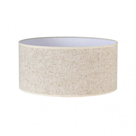 Zylindrischer Lampenschirm Happy M10 Leinen beige 50dx50dx25h
