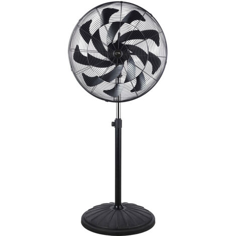 Centurion industrieller Bodenventilator schwarz1velecity 300w 16asp fest und rotat.oscillating regx65x59cm