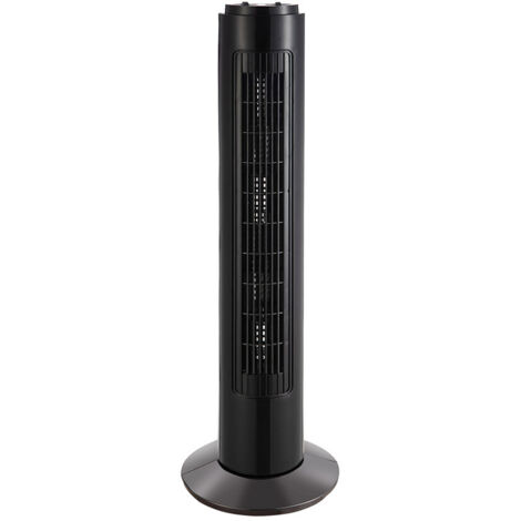 Turmventilator 50W 3 Geschwindigkeiten 78cm Schwarz Timer Cuckoo Serie