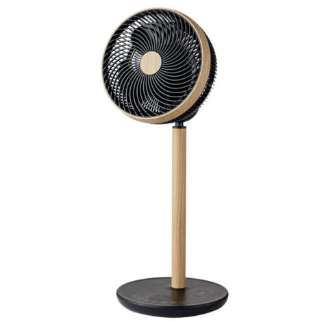Ventilator de Fuß colibri schwarz/Holz 25w 12vel 70x28,5x28,5cm 3asp Motor dc w/remote und timer