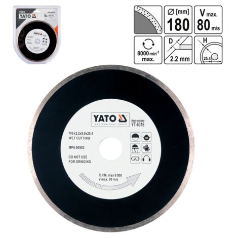 Produktbild von YATO Profi Raspelscheibe Für Winkelschleifer – 115 / 125 Mm, 2-schräg, Für Holz & Kunststoff