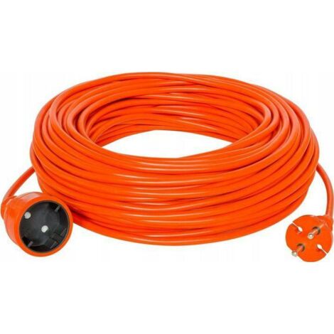 Extender de Garten 1 Stecker b/u 25m / OMY 2x1 / Orange plast-rol 5902273410775
