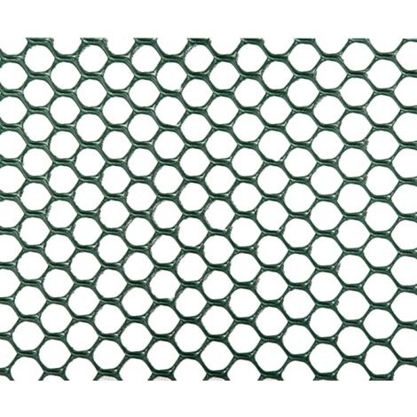 Rete Da Giardino Bradas Esagonale Verde – Maglia In Plastica 1x25 M – 300 G/m²