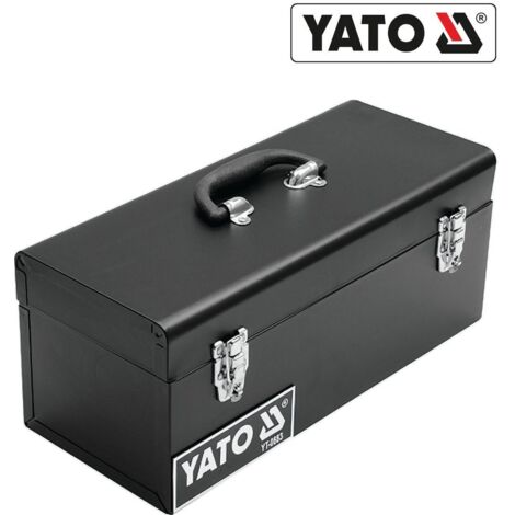 YATO YT-0883 Werkzeugkiste Werkzeugkoffer Werkzeugkasten Werkzeug Metall 428x180x180mm