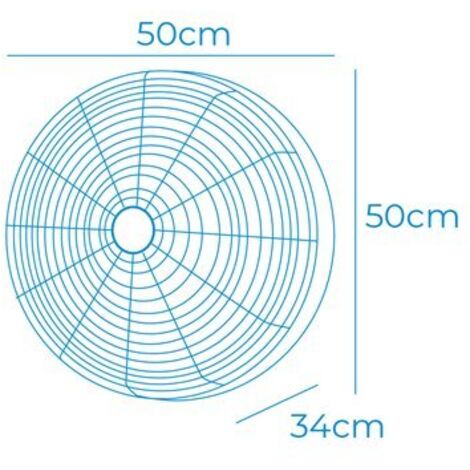Beacon wandventilator Breeze bronskleurig/zwart 41cm stil