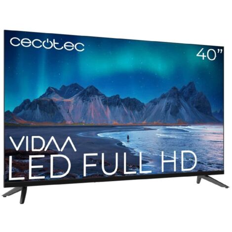 Cecotec Smart TV, TV LED de 40 Zoll Full HD Auflösung A5 Serie ALF50040. Smart TV VIDAA, Dolby Audio, Smart TV VIDAA, Built-in WiFi, Chromecast, 3 HDMI und 2 USB, 16W Lautsprecher. (1/5)