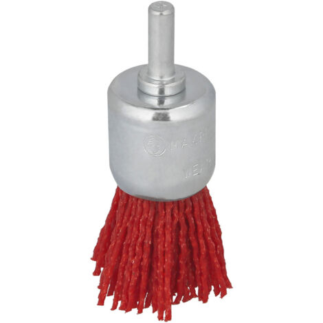 Nylonbürste Ø 25 mm. Nylon-Schleifbürste. Nylon-Bohrbürste, Nylon-Schleifdrahtbürste