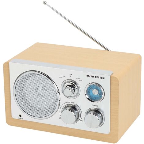 Denver Radio Am/FM mit AUX Clear Wood (1/3)
