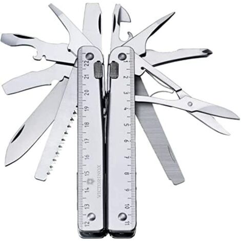 Victorinox Swiss Tool X Taschen-Multitool Zange 23 Werkzeuge Grau
