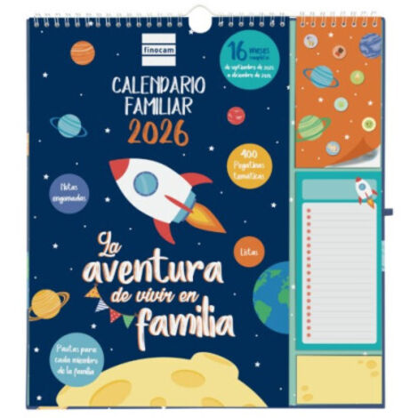 Finocam - Kalender Flexi Lisa 2025, 1 dag per pagina, januari 2025