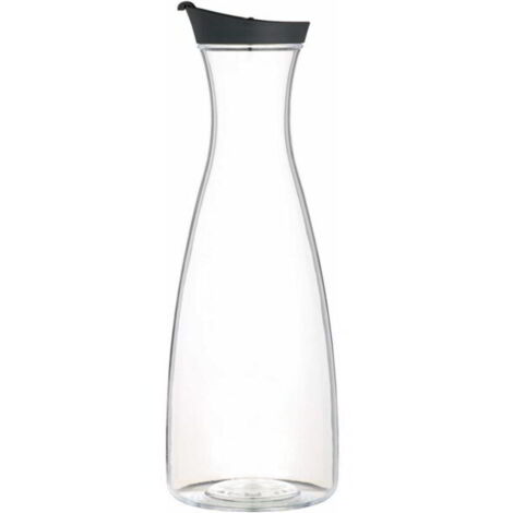 KitchenCraft Wasserkrug of Wasser of Kunststoff mit Deckel JUICEJAR, klar, 1,5 Liter (1/3)
