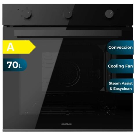 [GEBRAUCHT] Multifunktions-Einbaubackofen m236000 dark inox time de 70l de Fassungsvermögen, 6 Funktionen, Timer, Klasse a, 2800w, Dampfsockel xxl, Steam Assist, Steam Easyclean, Kühlgebläse, Auftaumo