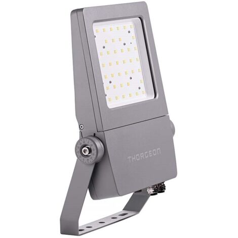 Dimmbarer LED-Projektor mit Treiber und PHILIPS Lumiled LEDs (150W 4000K 21000lm) IP66/IK08 31,7x6,5x46,9cm grau (1/4)