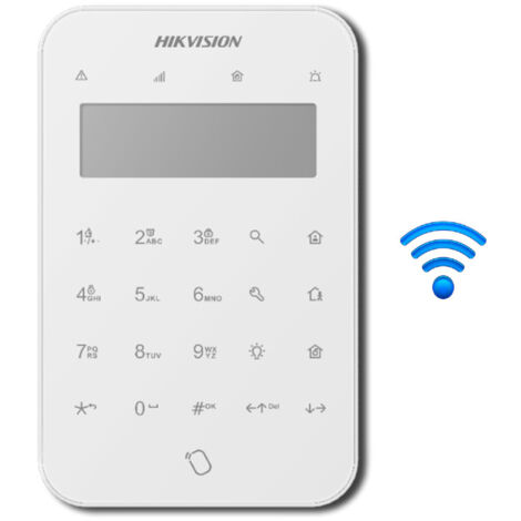 HIKVISION DS-PK1-LT-WE – AXPRO kabellose LCD-Funktastatur