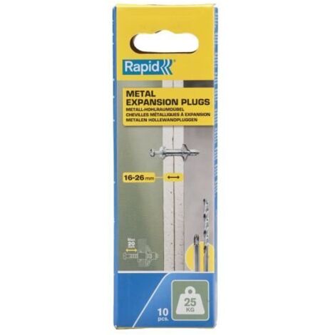 Blister 10 Einheiten Metall-Spreizdübel Ø8x46 Schraube M4x55 5001547 Rapid