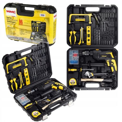 WMC Tools de Set de Schlag- und Universalwerkzeuge, komplett für alle Arten de von Bohr- und Montagearbeiten de (1/5)