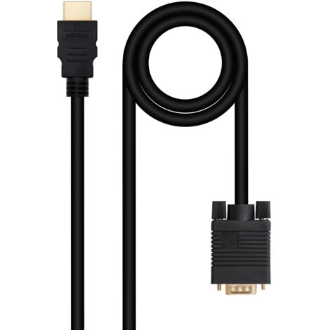 Hdmi A Vga, Hdmi/m-vga/m Schwarz 1.8 10.15.4348 Hdmi Konverter Kabel A Vga, Hdmi/m-vga/m Schwarz 1.8 10.15.4348 (1/2)