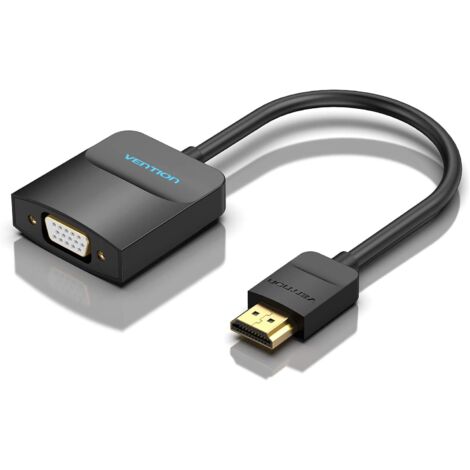 Vention Konverter 42154/ HDMI Stecker auf VGA Buchse/ 15cm/ Schwarz (1/5)