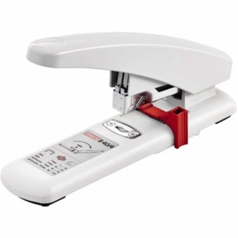 Novus Heftgerät de dickes b40 ergonomisches Großraumheftgerät de heften 100 Blatt hellgrau (1/5)