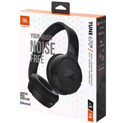 JBL Tune 670 NC Kabelloses und kabelgebundenes Headset Headset Headset Telefonieren/Musik USB Typ C Bluetooth Schwarz (1/3)