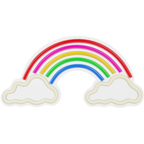 Forever neon plexi led rainbow on clouds multicoloured fpne32 (1/5)