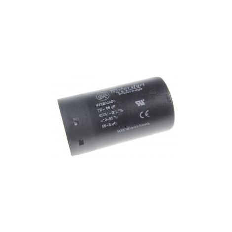 Motorstarter-Kondensator 72 A 86uF 220Vac Faston 12AG035 (1/2)