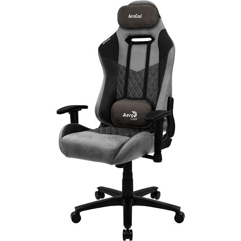Gamer Kohlefaser Komfort für und aerocool duke Premium-Kunstleder schwarz Stuhl iron Diamantmuster aerosuede verstellbare maximalen