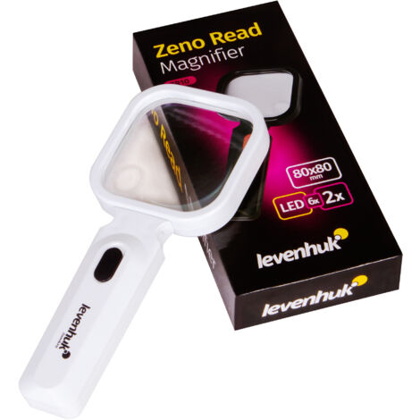 Lupe Levenhuk Zeno Read ZR10 Weiß