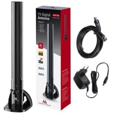 Maclean MCTV-930 - TV-Antenne (HDTV, DVB-T2, DVB-T, DVB-T, LTE, Dab, UKW, 100 dBμV, Digital Terrestrial) (1/5)