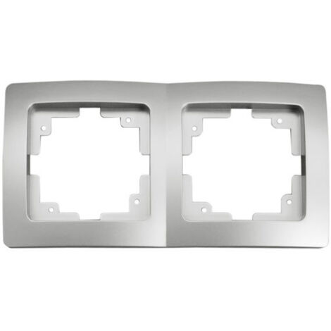 Doppelrahmen für Unterputzmechanik Electro Dh 36.535/MD/B, weiß, 8430552137862