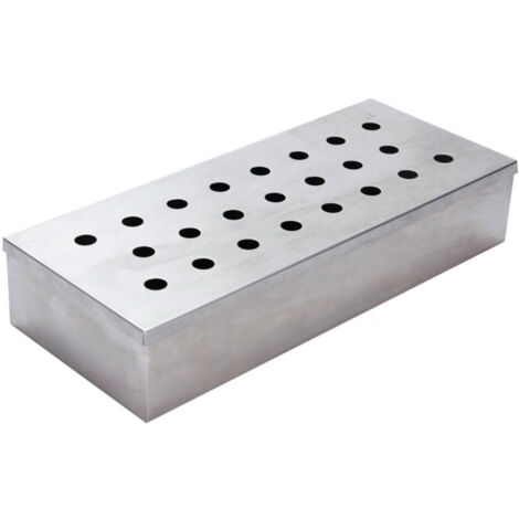 Tragbarer Räucherschrank aus Edelstahl 45x24x10cm vaggan (1/2)